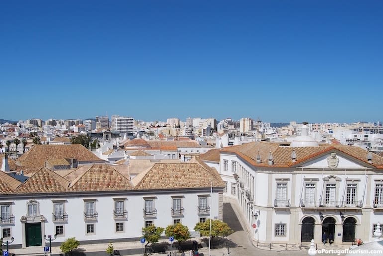 View over Faro from the top of the cathedral